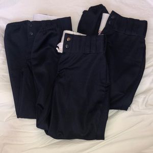 2 XS Navy Teamwork Softball Pants